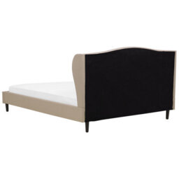 Beliani Bed Fabric Colmar 180 X 200 Cm (Eu Super King) Sand Beige - thumbnail 6