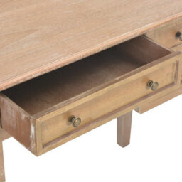 Berkfield Writing Desk Brown 109.5X45X77.5 Cm Wood - thumbnail 7