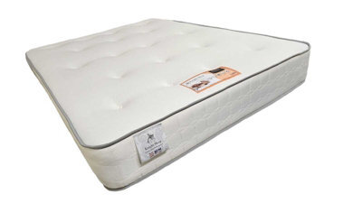 Knight Sleep Premium Hybrid 25 Cm Deep Bonnell Sprung Memory Tufted Dual Sided Super King Size Mattress - 6Ft - image 1