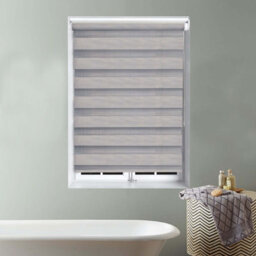 Lister Cartwright Day And Night/zebra Blinds, Premium Quality Double Roller, Vision Blinds(Dark Grey, 150 X 165 Cm) - thumbnail 6