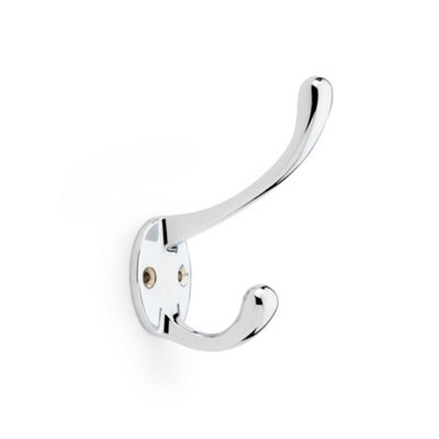 Alexander & Wilks Victorian Hat And Coat Hook - Polished Chrome
