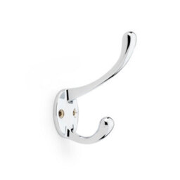 Alexander & Wilks Victorian Hat And Coat Hook - Polished Chrome