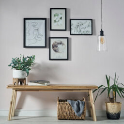 Valuelights Viggo Modern Black & Clear Glass Dome Ceiling Pendant Light Shade - Includes 4W Led Filament Bulb 2700K Warm White - thumbnail 4