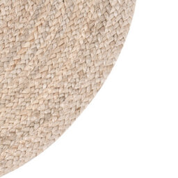 Wyld And Coco Beige Jute Runner 80 X 300 Cm - Handwoven Braided, Underfloor Heating Compatible - thumbnail 5