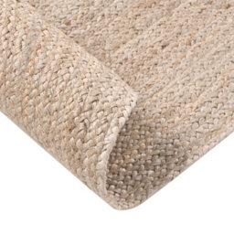 Wyld And Coco Beige Jute Runner 80 X 300 Cm - Handwoven Braided, Underfloor Heating Compatible - thumbnail 6