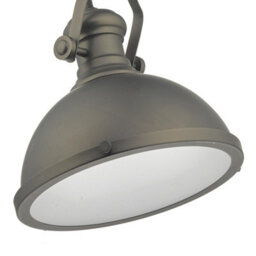 The Lighting Studio Arona Pendant Antique Pewter & Glass - thumbnail 5