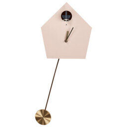Beliani Pendulum Clock Arbaz 24 Cm Pink - thumbnail 5