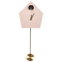 Beliani Pendulum Clock Arbaz 24 Cm Pink - thumbnail 1