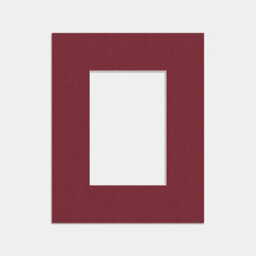 "Ak Frames Burgundy 10X8"" Picture Mount To Fit 6X4"" Aperture Size - Mount Board Only (No Frame Included)"