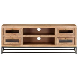 Berkfield Tv Cabinet 110X30X40 Cm Solid Acacia Wood - thumbnail 2