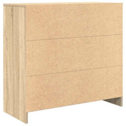 Berkfield Sideboard With Drawer Sonoma Oak 80X34X76 Cm Engineered Wood - thumbnail 8