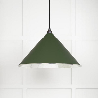 From the Anvil Hammered Nickel Hockley Pendant In Heath - image 1