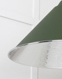 From the Anvil Hammered Nickel Hockley Pendant In Heath - thumbnail 6