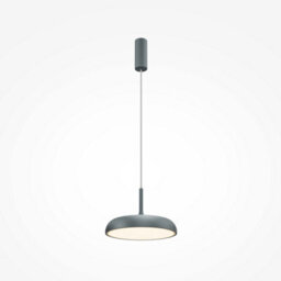 Luminosa Lighting Luminosa Gerhard Modern 30Cm Dome Pendant Ceiling Light Grey 3000K 1000Lm - thumbnail 1