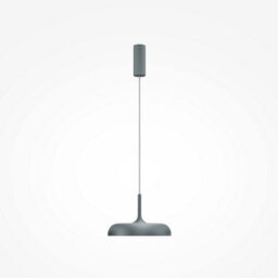 Luminosa Lighting Luminosa Gerhard Modern 30Cm Dome Pendant Ceiling Light Grey 3000K 1000Lm - thumbnail 2