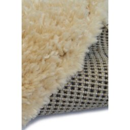 Melrose Super Soft Venus Shaggy Snuggly Plain Honey Area Rug 80/150Cm - thumbnail 4