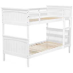 Beliani Bunk Bed With Drawers Wood Albon 90 X 200 Cm (Eu Single) White - thumbnail 7