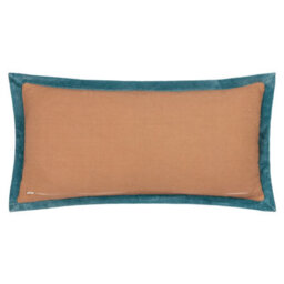 Paoletti Casa Embroidered Cotton Velvet Cushion Cover - thumbnail 2