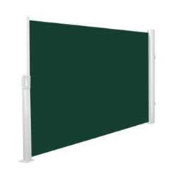 Primrose Awnings Patio Wind Break Awning Full Cassette Manual Side Shade Plain Green 1.6M X 3M - thumbnail 1