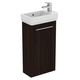 Ideal Standard I.life S Matt Coffee Brown Freestanding Cloakroom Vanity Unit & Basin Set With 1 Chrome Effect Handle (W)450mm (H)740mm - thumbnail 9