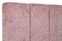 Divan Base Direct Zen Fabric Bed With Fluted Headboard Panels Bed Base Only 4Ft6 Double- Pavia Powder - thumbnail 5