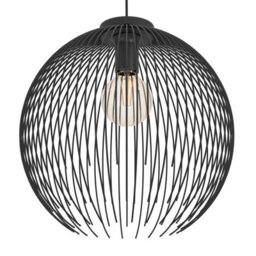 Eglo Venezuela Black Steel Pendant Light - thumbnail 4
