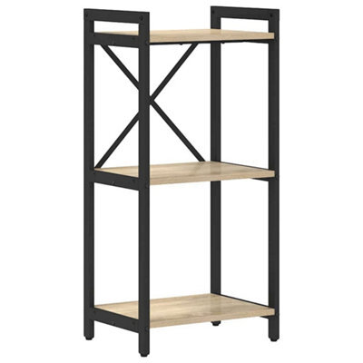 Berkfield Modern Bookcase Sonoma Oak 40 X 30 X 83 Cm Engineered Wood