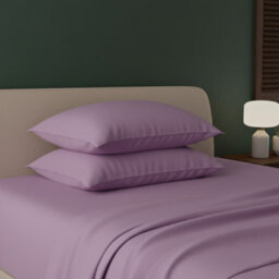 Flannelette Pillowcases Soft Brushed Pillow Covers Warmth And Comfort Lilac - thumbnail 1