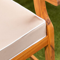 Alfresia Taupe Garden Bench 2 Seater Cushion, 110Cm Wide, Filled With Thick Luxury Foam - thumbnail 4
