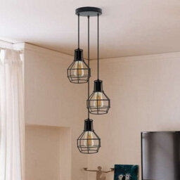Retro Industrial Pendant Light  Modern Hanging Lamp Led Ceiling Fixture - thumbnail 4