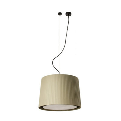 Luminosa Lighting Luminosa Samba Cylindrical Pendants Cream, E27