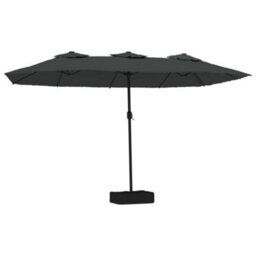 Walplus Double-Head Parasol Anthracite 449X265 Cm - thumbnail 2