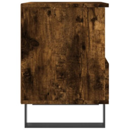 Berkfield Bedside Cabinet Smoked Oak 40X35X50 Cm Engineered Wood - thumbnail 7
