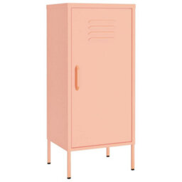 Vidaxl Storage Cabinet Pink 42.5X35X101.5 Cm Steel - thumbnail 2