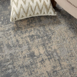 Ivory Silver Abstract Luxurious Modern Easy To Clean Rug For Living Room Bedroom And Dining Room-160Cm (Circle) - thumbnail 3