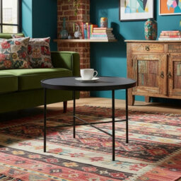 Tre 600 Elegant Coffee Table 60X60 Cm With Metal Legs Modern Durable Living Room Design Grigia Pietra - thumbnail 3