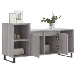 Walplus Tv Cabinet Grey Sonoma 100X35X55 Cm Engineered Wood - thumbnail 4