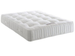 Divan Base Direct Dura Beds Balmoral Damask 1000 Pocket Sprung Divan Bed Set 6Ft Super King 2 Drawers Side- Wool Clay - thumbnail 3