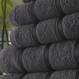 Smart Living Luxury 100% Cotton 8 Piece Super Soft Bathroom Towel Bale Set - Grey - thumbnail 6