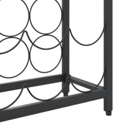 Vidaxl Wine Rack For 57 Bottles Black 34X18X200 Cm Wrought Iron - thumbnail 6