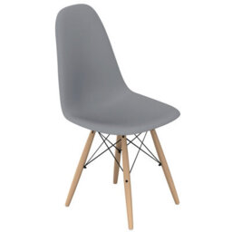 Urbn-Living Urbnliving 80Cm Width 5 Pcs Ceramic Square Crimea Shinny Table With Grey Chairs Set - thumbnail 6