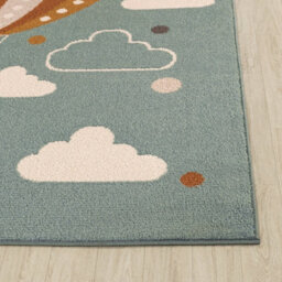 Livabliss Ankara-Kids Multicoloured Grey Blue Washable Rug For Children's Rooms 140 X 200 Cm Easy Care, Non Shedding - thumbnail 5