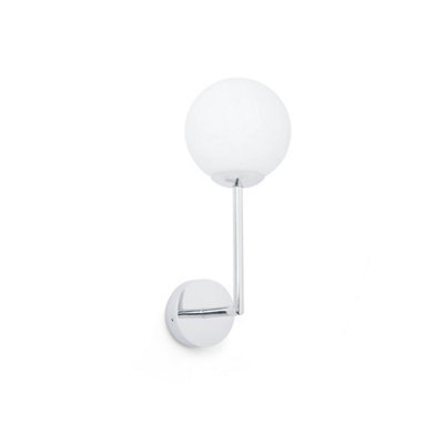 Luminosa Lighting Luminosa Lago Bathroom Globe Wall Lamp Chrome 1X G9 Ip44 - image 1