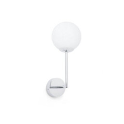 Luminosa Lighting Luminosa Lago Bathroom Globe Wall Lamp Chrome 1X G9 Ip44 - thumbnail 1