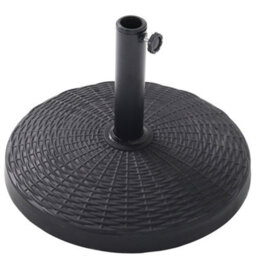 Breeins Black Garden Parasol  Base Umbrella Base Parasol Stand Heavy Duty Cantilever Base Patio Outdoor Garden Banana Overhang  Base - thumbnail 3