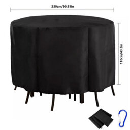 Large Round Furniture Cover Waterproof Outdoor Garden Patio - thumbnail 2