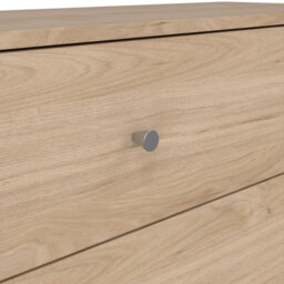 Furniture To Go May Chest Of 3 Drawers In Jackson Hickory Oak (W) 72.4 X (H) 68.3 X (D) 30.1Cm - thumbnail 9