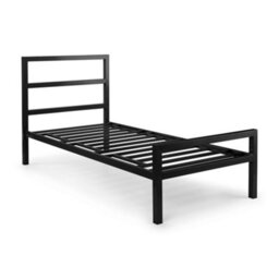 Julian Bowen Soto 90Cm Single Black Metal Bed - thumbnail 3