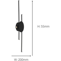 Loops Stylish Modern Black Led Ceiling Light For Indoor Spaces - Perfect For Home Decor - thumbnail 4