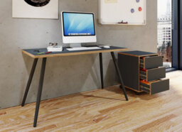 Vcm Wooden Desk Office Table Salia 138X80 - thumbnail 4